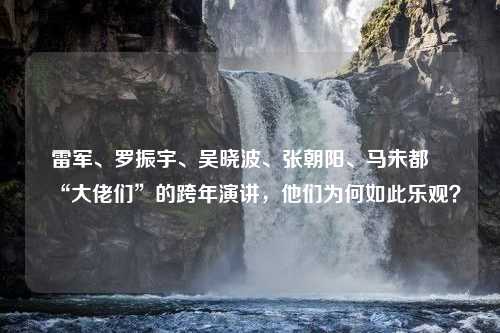 雷军、罗振宇、吴晓波、张朝阳、马未都⋯⋯“大佬们”的跨年演讲，他们为何如此乐观？